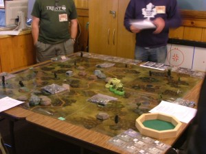 FMGCon2013 - Axis and Allies Miniatures - Start of Game 1(2)