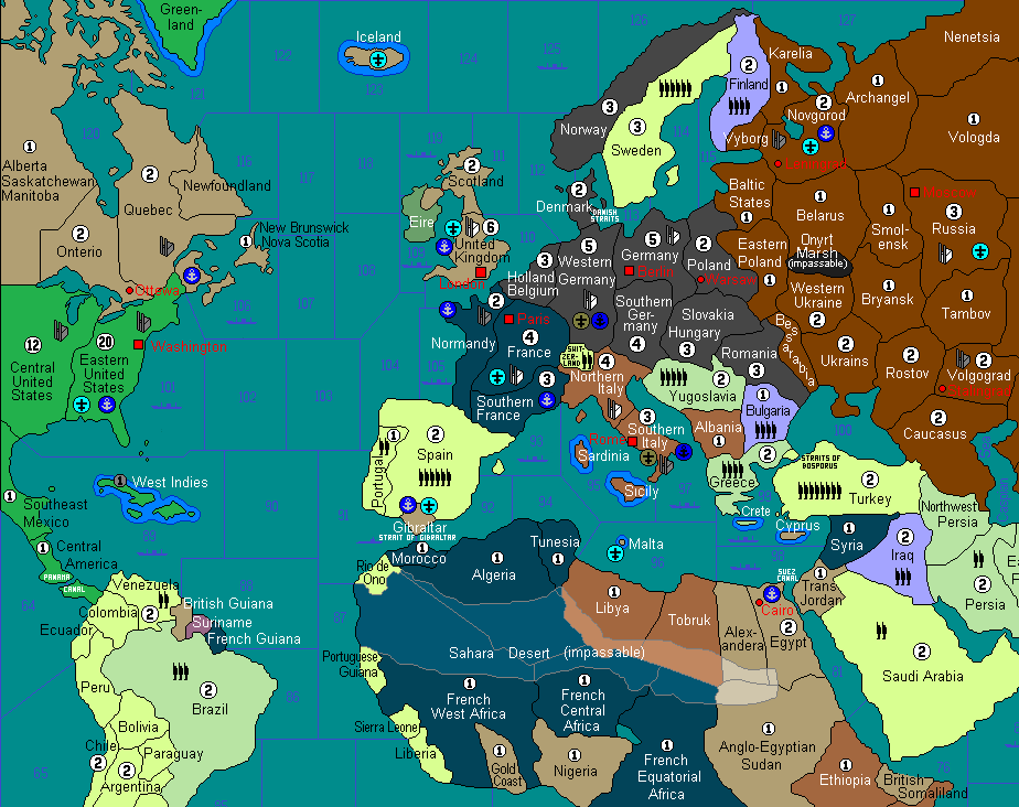 Detailed Drawing of Global Map & Global Map with Alpha Plus Setup ...