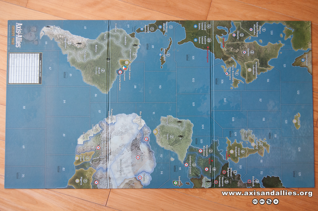 Axis & Allies Pacific 1940 map part 1 2806