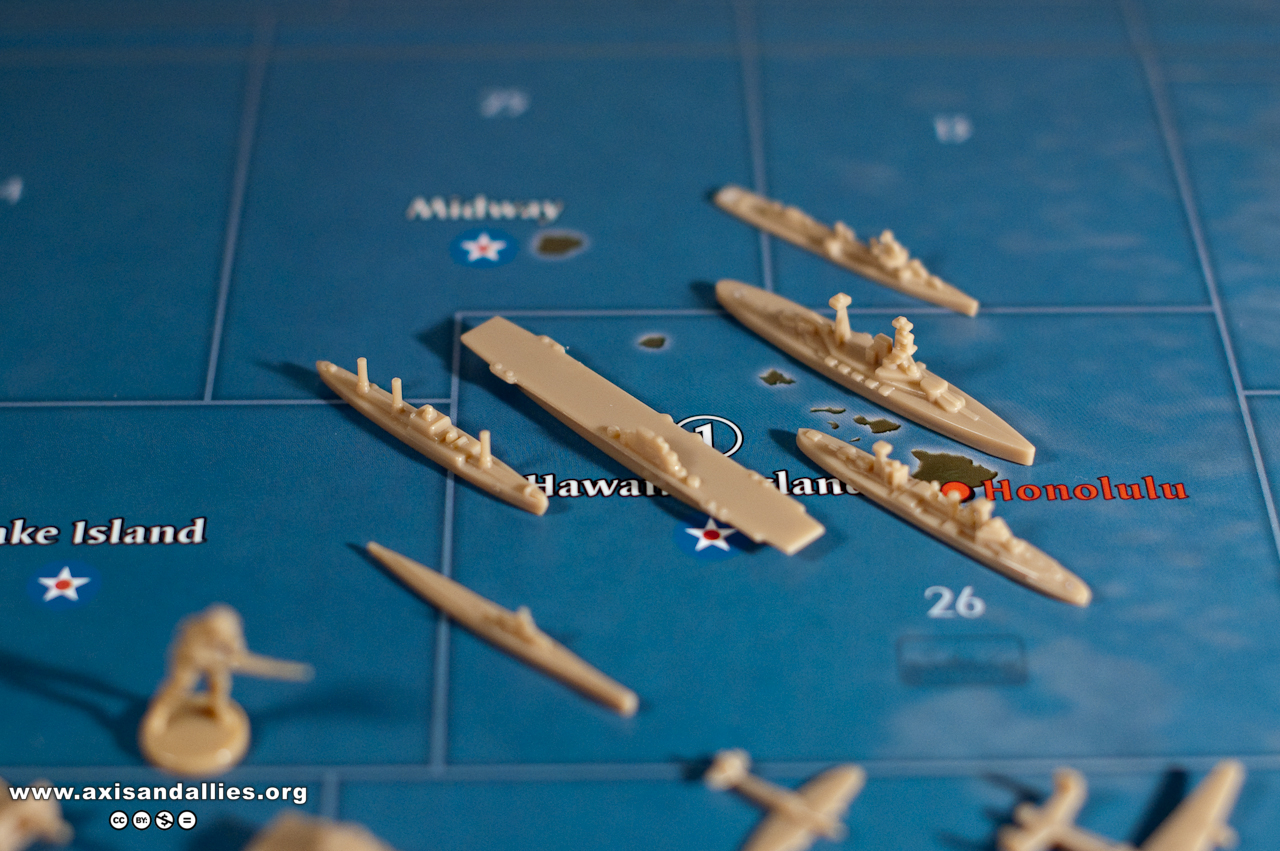 Axis & Allies Pacific 1940 UK Sea 2722