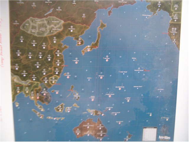 Axis & Allies Pacific Map 2 2600